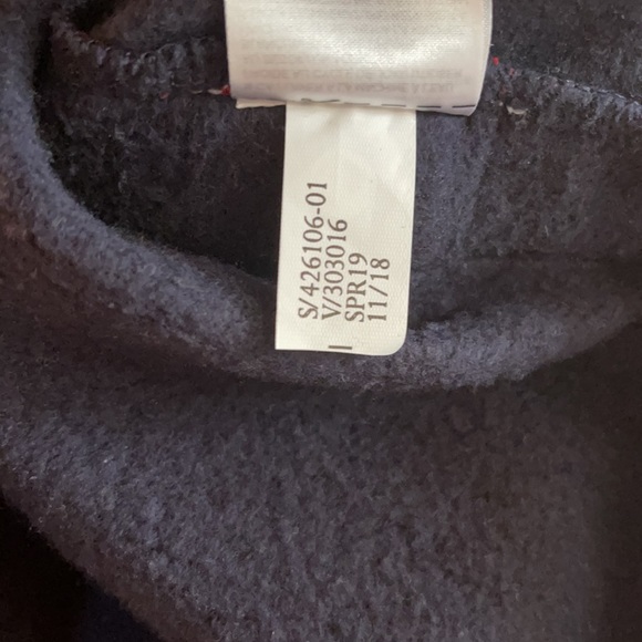 Banana Republic navy sweatshirt w/ red side stripe - Picture 5 of 8